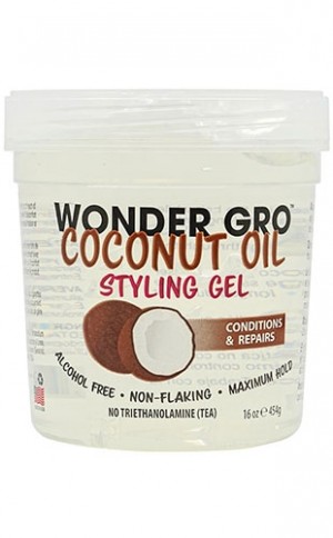 [Wonder Gro-box#8] Styling Gel-Coconut Oil(16oz)