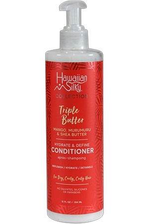 [Hawaiian Silky-box #62] Triple Butter Conditioner (12oz)