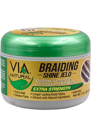 [Via Natural-box#79] Braiding Shine Jelo-Extra Strength (8oz)