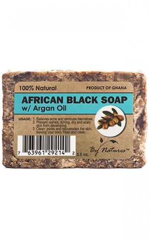 [By Natures-box #50] African Black Soap-Argan Oil(3.5oz)
