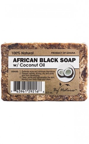[By Natures-box #54] African Black Soap-Coconut Oil(3.5oz)