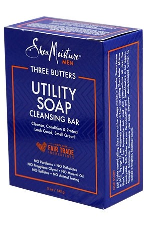 [Shea Moisture-box #146] Three Butter Utility Bar Soap(5oz)