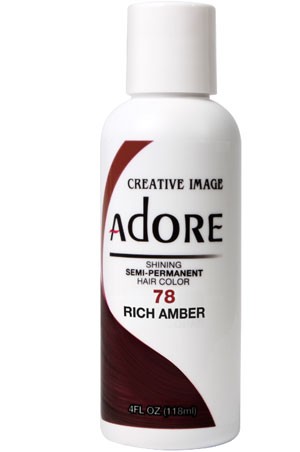[Adore-box#1] Semi Permanent Hair Color (4 oz)- #78 Rich Amber