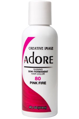 [Adore-box#1] Semi Permanent Hair Color (4 oz)- #80 Pink Fire