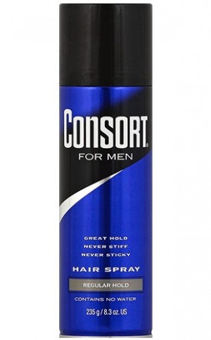 [Consort-box#2] Hair Spray for men-Reg Hold(8.3oz)