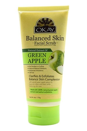 [Okay-box #68] African Facial Scrub-Green Apple(6oz)