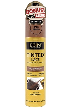 [Ebin-box#74] Tinted Lace Spray(150ml)-Dark Brown