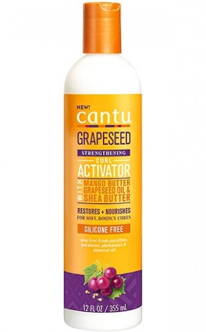 [Cantu-box#111] Grapeseed Strengthening Curl Activator (12oz)