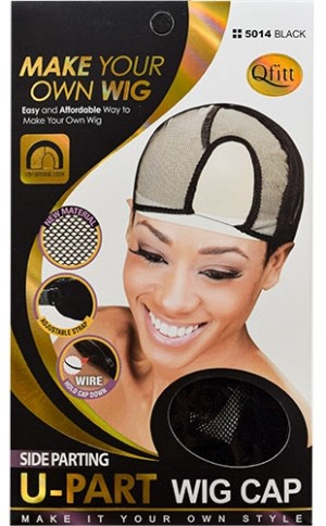 5001 Silicone Band Stocking Wig Cap / Black (12 PC) 