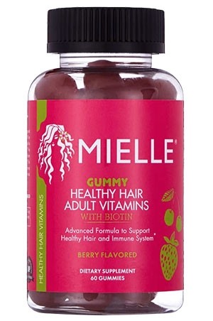 [Mielle Organics-box#25] Healthy Hair Adult Vitamin(60 gum)