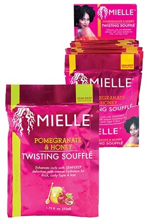 [Mielle Organics-box#28] Pom & Honey Twisting Souffle(1.75oz/12pc/pk)