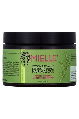 [Mielle Organics-box#33] Rosemary Mint Strengthen. Hair Masque(12oz)
