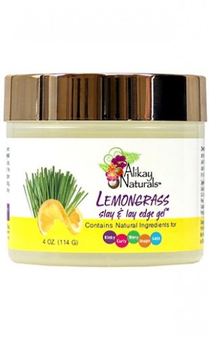 [Alikay Naturals-box#18] Lemongrass Slay & Lay Edge Gel(4oz)