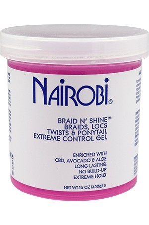 [Nairobi-box#54] Braid n' Shine Gel(16oz)