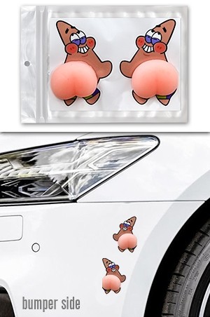 [#CDSToy2] Car Door Deco Protector Sticker Toy-Patrick -pc