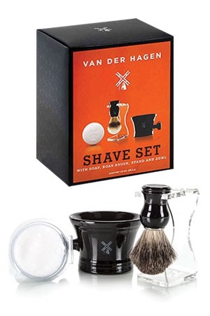 [Van Der Hagen-box#1] Shave Set(Soap, Brush, Stand and Bowl)