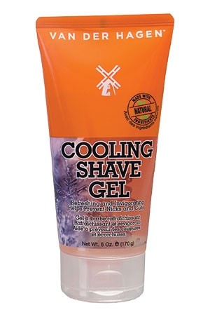 [Van Der Hagen-box#14] Natural  Cooling Shave Gel(6.0oz)