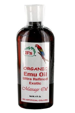 [B's Organic-box#2] Emu Oil Massage Oil (4oz)