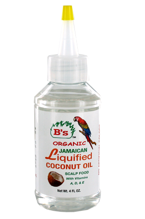 [B's Organic-box#3] Liquified Coconut Oil _ Scalp Food (4oz)