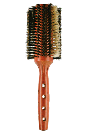 [LIZ] Boar Bristles Wooden Brush 1.29"#BR3253 -pc