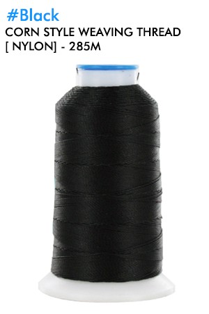 [#4857-285M] Corn Style Weaving Thread [ Nylon] #Black- dz