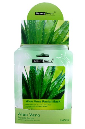 [Beauty Treats-box#60] Facial Mask (Aloe Vera)[BTS203A] -pc