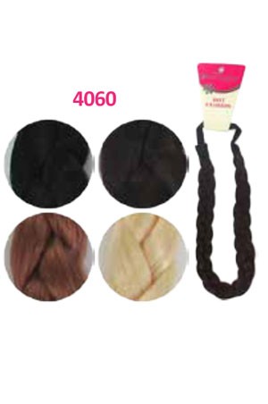 [#4060] Braid Hair Band (12 pc/pk)-dz