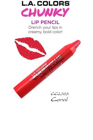 L.A. Colors Chunky Lip Pencil #CCL583 Coral