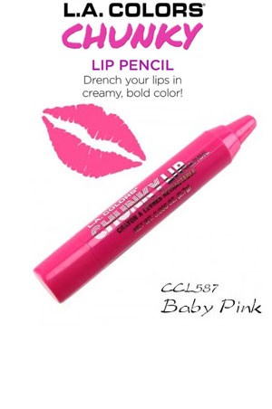 L.A. Colors Chunky Lip Pencil #CCL587 Baby Pink