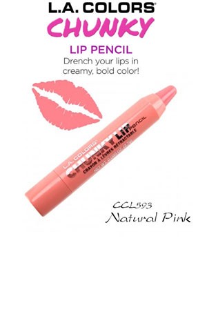 L.A. Colors Chunky Lip Pencil #CCL593 Natural Pink