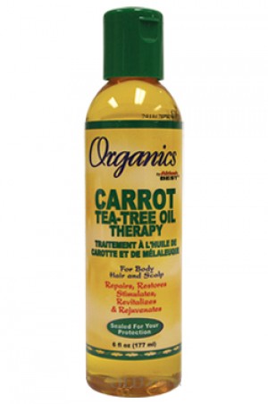 [Africa's Best-box#34] Organics Carrot Tea-Tree Oil Therapy (6 oz)