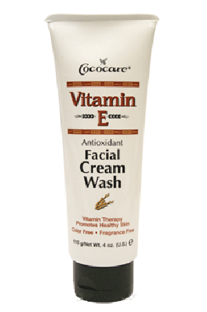 [Cococare-box#21] Vitamin E Antioxidant Facial Cream Wash (4oz)