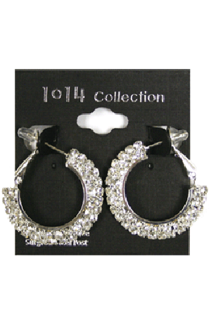 1014 Collection Earring  - #RS3 (Silver) -pc