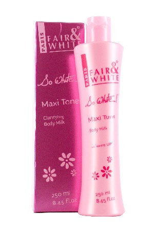 [Fair & White-box#43] So White Maxi Tone Body Milk (250 ml/8.45 oz)