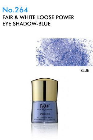 [No.264-box#6] Fair & White Loose Power Eye Shadow-Blue [0.16oz]