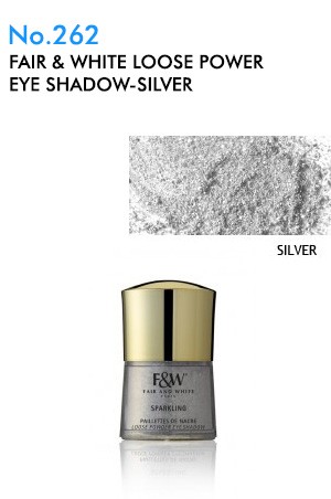 [No.262-box#6] Fair & White Loose Power Eye Shadow-Silver [0.16oz]