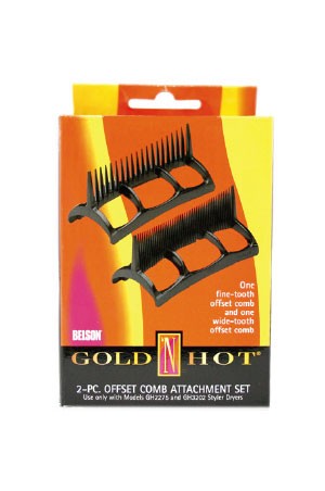 [Gold'N Hot] #GH2276 2pc. Offset Comb Attachment Set