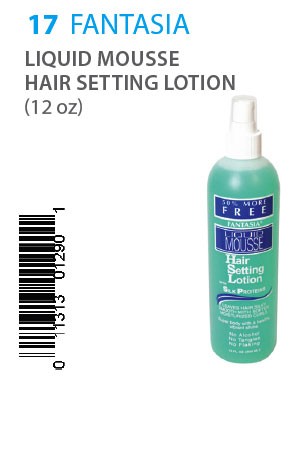 [Fantasia-box#17] Liquid Mousse Hair Setting Lotion (12 oz)
