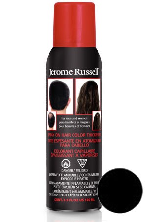 [Jerome Russell] Hair Thicker Spray #Jet Black