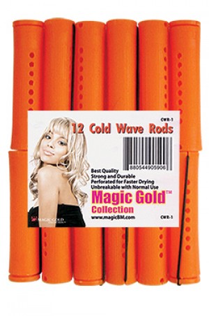 Magic Gold Cold Wave Rods [Jumbo 13/16" Tangerin] #CWR-1 -dz