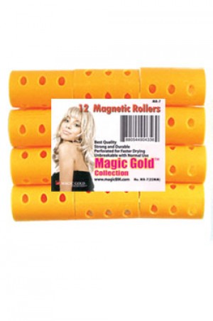 #MR-7 Magnetic Rollers 12pc (22mm/ Orange) -pk
