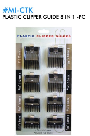 Plastic Clipper Guide 8 in 1 #MI-CTK -pc
