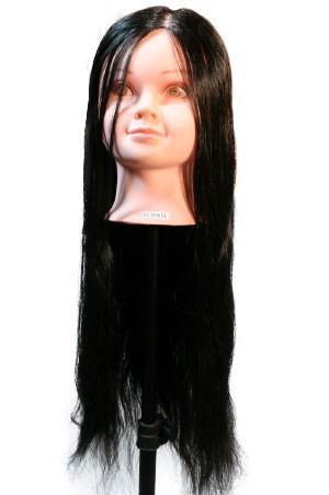 [#F1-2030XL] Practice Mannequin Kiddy Face #Black (24")