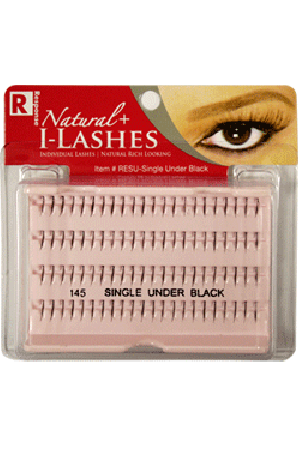 Response -#RESU145(Single Under Black) Natural+Lashes Eyelashes