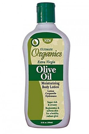 [Africa's Best-box#43] Ultimate Organics Olive Oil Moisturizing Body Lotion (12 oz)