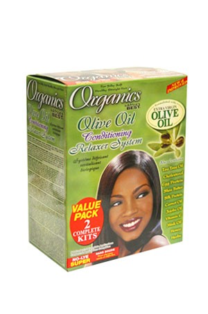 [Africa's Best-box#21] Organics Olive Oil Relaxer System - Value Pack [Super]