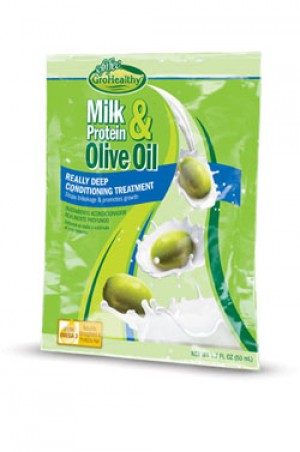 [Sofn'free-box#28] GroHealthy Milk Protein & Olive Oil Really Deep Conditioning Treatment (1.7oz X 12)