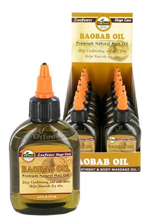 [Sunflower-box#12] Diffel Premium Natural Hair Oil (2.5oz)-Baobab