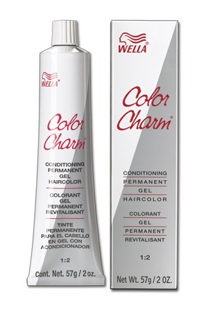[Wella-box#4] Color Charm Conditioning Permanent Gel Hair color-2oz