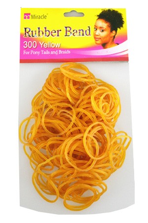[Miracle-#0652] Rubber Band 300 Yellow -dz